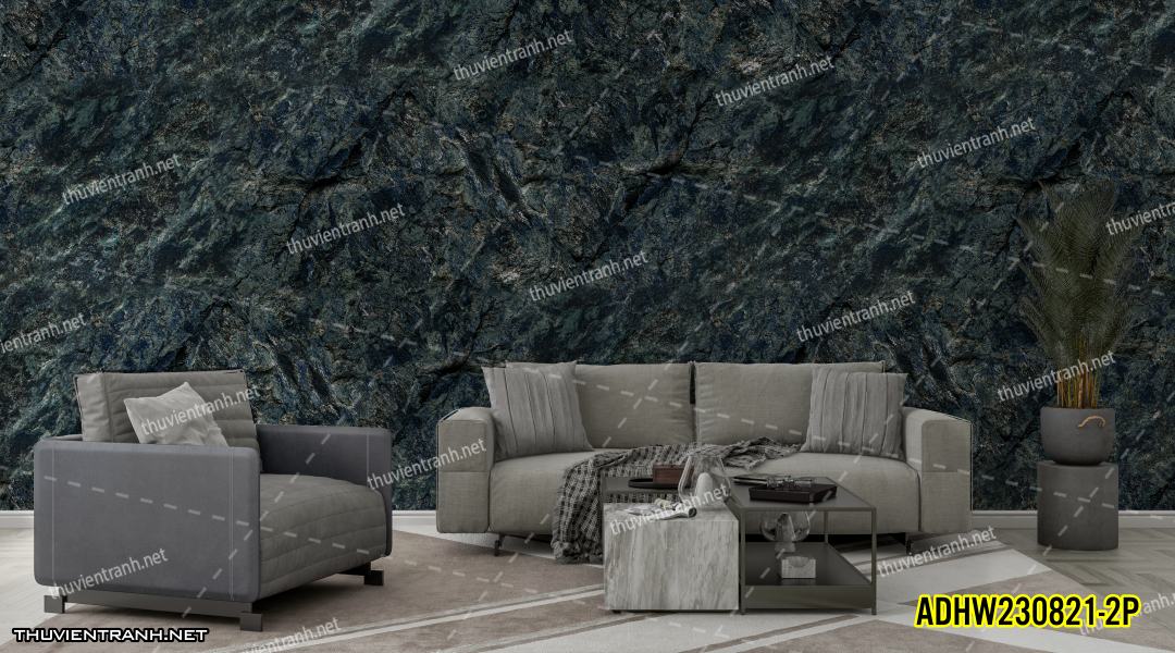 Tranh dán tường Nền Đá, hoa văn đá-ADHW230821-2P - Tranh tường chất lượng cao